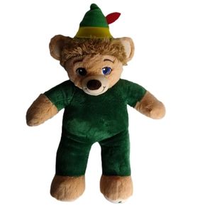Buddy The Elf Build a Bear Christmas 20 Inches Tall Tan Brown Green EUC